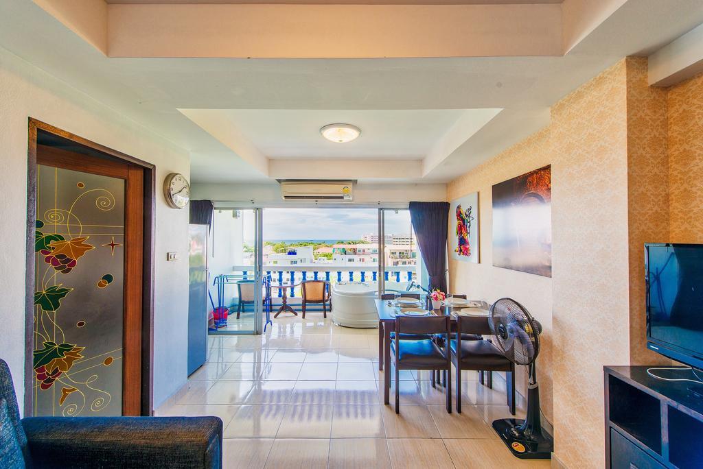 Apartament Ruamchok Ocean View Pattaya Pokój zdjęcie